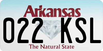 AR license plate 022KSL