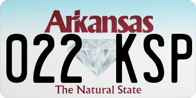 AR license plate 022KSP