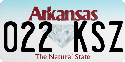 AR license plate 022KSZ
