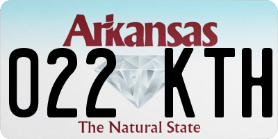 AR license plate 022KTH