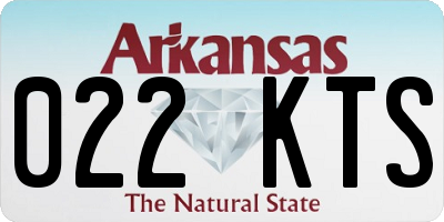 AR license plate 022KTS