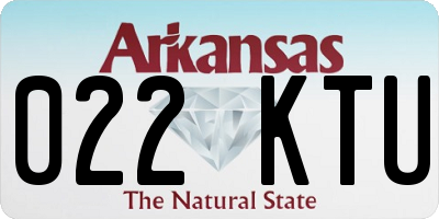 AR license plate 022KTU