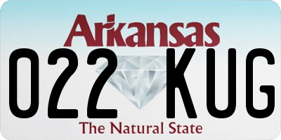 AR license plate 022KUG