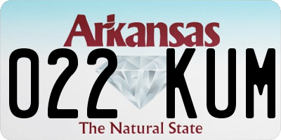 AR license plate 022KUM