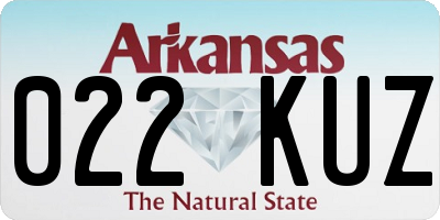 AR license plate 022KUZ