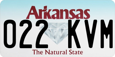 AR license plate 022KVM