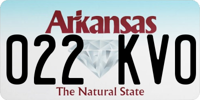 AR license plate 022KVO
