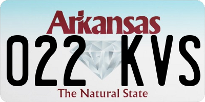 AR license plate 022KVS