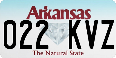 AR license plate 022KVZ
