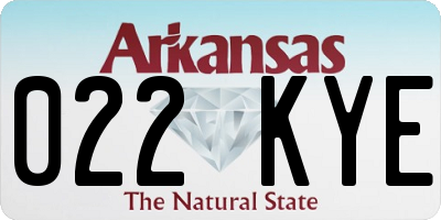 AR license plate 022KYE