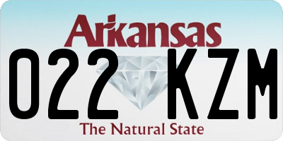 AR license plate 022KZM