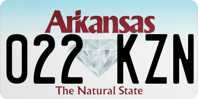 AR license plate 022KZN
