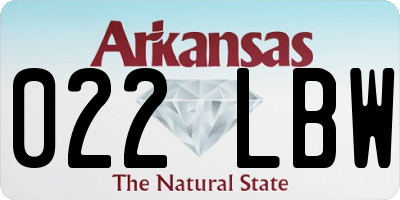 AR license plate 022LBW