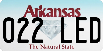AR license plate 022LED