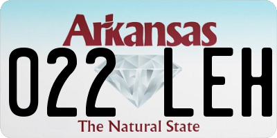 AR license plate 022LEH