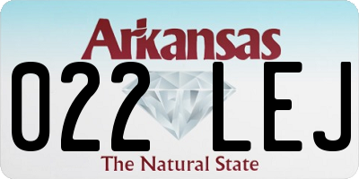 AR license plate 022LEJ