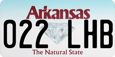 AR license plate 022LHB