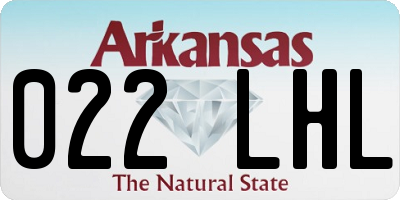 AR license plate 022LHL