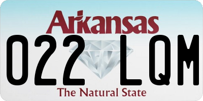 AR license plate 022LQM