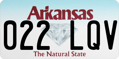 AR license plate 022LQV
