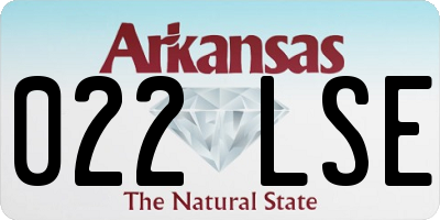 AR license plate 022LSE