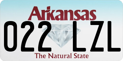 AR license plate 022LZL