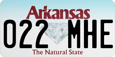 AR license plate 022MHE