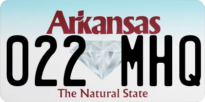 AR license plate 022MHQ