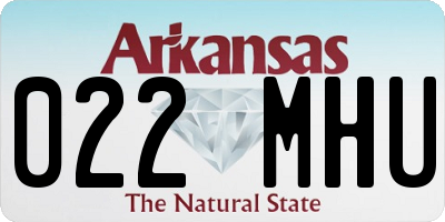 AR license plate 022MHU