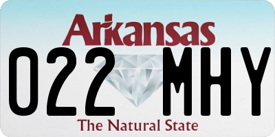AR license plate 022MHY