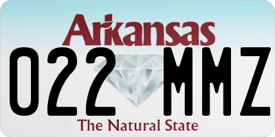 AR license plate 022MMZ