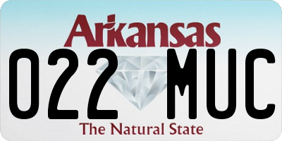 AR license plate 022MUC