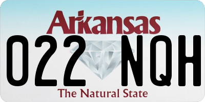 AR license plate 022NQH