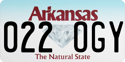 AR license plate 022OGY
