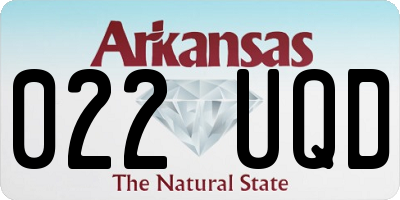 AR license plate 022UQD