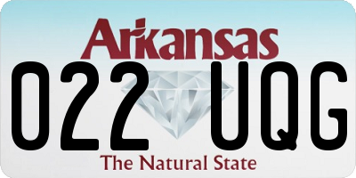 AR license plate 022UQG