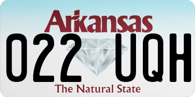 AR license plate 022UQH