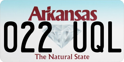 AR license plate 022UQL