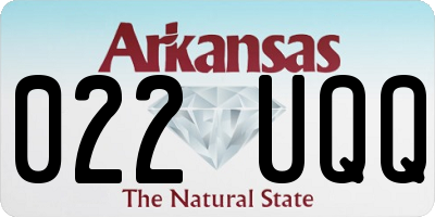 AR license plate 022UQQ