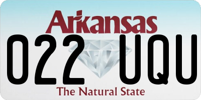 AR license plate 022UQU