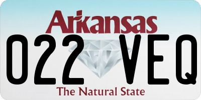 AR license plate 022VEQ