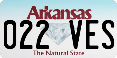AR license plate 022VES