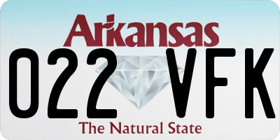 AR license plate 022VFK