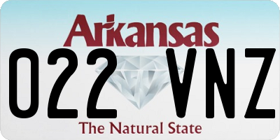 AR license plate 022VNZ