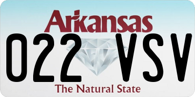 AR license plate 022VSV