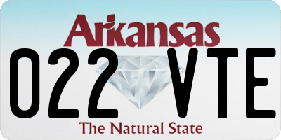 AR license plate 022VTE