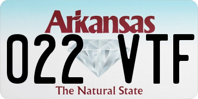 AR license plate 022VTF