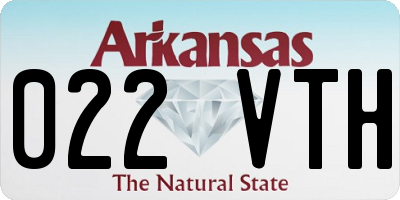 AR license plate 022VTH