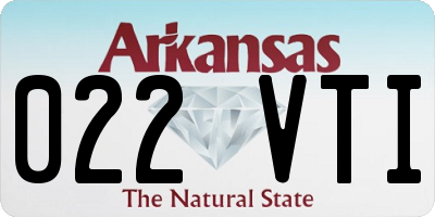 AR license plate 022VTI