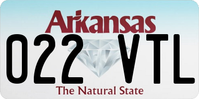 AR license plate 022VTL